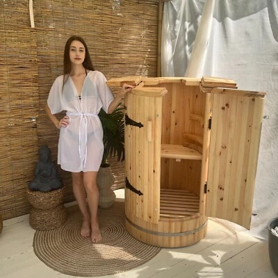 Mini sauna für 1 person, sauna für balkon Mobile Dampfsauna  sauna innen - Bild 1 von 4
