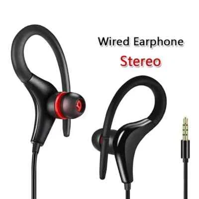MARKENLOS Bass Kopfhörer Ohr Haken Sport Kopfhörer Ohrhörer Headset Headphone Earphone