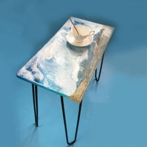 Große River Table Herstellung Silikonform Zum Selbermachen Kunst Epoxidharz Form Handwerk Werkzeuge - Bild 1 von 6