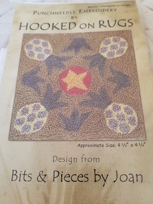 Hooked On Rugs Needle Pattern #1203 Pineapples in Square - Image 1 of 2