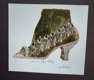 Andy Warhol "Anna May Wong " montierte Farboffsetlithographie 1983  - Bild 1 von 1