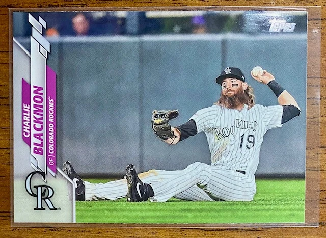 Charlie Blackmon 2020 Topps Series 2 Image Variation SP Colorado Rockies - Image 1 of 1