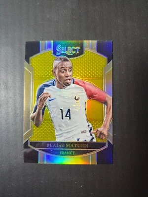 2016-17 Panini Select Blaise Matuidi Gold Prizm /10 - Image 1 of 4