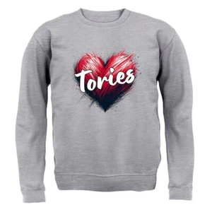Love Tories - Kids Hoodie / Sweater - Labour Election Starmer Prime Minister PM - Picture 1 of 20