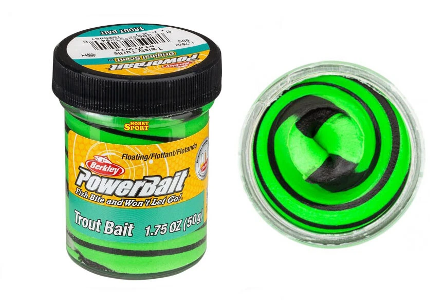BERKLEY POWERBAIT PASTA PER TROTE TWISTY TURTLE VERDE NERO FLOATING 1525051