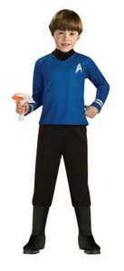 Star Trek into Darkness Deluxe Child Spock Costume, Blue Shirt Pants NWT - Picture 1 of 1