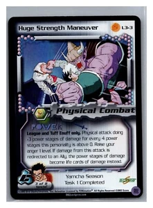 1x DBZ CCG ENORME FUERZA MANIOBRA L3-3 HOLO FOIL LEAGUE PROMOCIÓN LIMITADA - Imagen 1 de 1