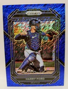 HARRY FORD #6 /7 BLUE SHIMMER PRIZM PANINI BASEBALL 2023
