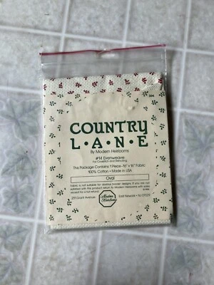 Country Lane By Modern Heirlooms 14 Evenweave Oval Center Aida 16X16 red floral - Image 1 of 4