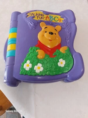 Libro alfabeto electrónico ABC Mattel Disney Winnie the Pooh Talking Fun Foto 1 de 4