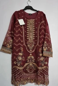 Dress Indian Pakistani Bengali Asian wedding Party Anniversary Dresses RRP £200 - Picture 1 of 7