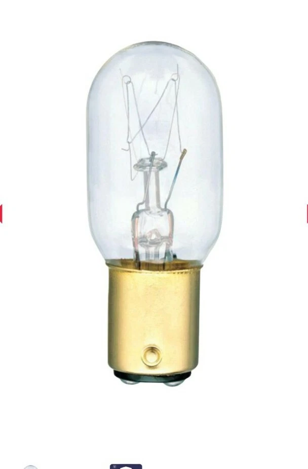 Clear Bayonet Base T8 Appliance Bulb - Image 1 of 1