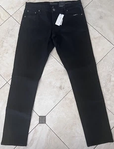 American Tall Hose Carman Tapared Fit Größe 36X36 für große Herren schwarz - Bild 1 von 3