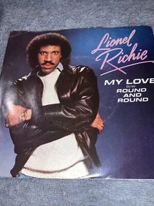 Soul Picture Sleeve 45 Lionel Richie - My Love / Round And Round On Motown - Picture 1 of 4