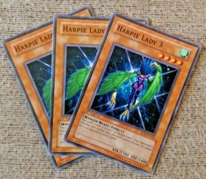 Yugioh RDS-EN019 Harpie Lady 3 common 1st Edition playset x3 cards - Picture 1 of 1