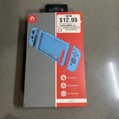 Nuevo Nintendo Switch Antideslizante Silicona Protectora Recubrimiento Funda Azul Bebé Foto 1 de 2