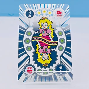 Peach Mario Trump Club Nintendo Membership Benefit 1 playing card Spade Q Japan - Picture 1 of 9
