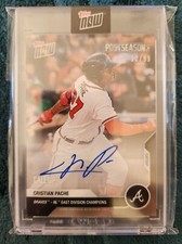 2020 TOPPS NOW POSTSEASON #PS72B CHRISTIAN PACHE BRAVES CALL-UP AUTO Rookie /99