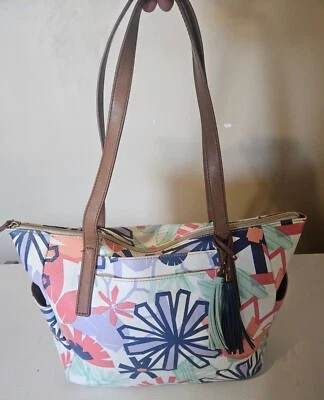 Bolso de Mano Relic Oh Happy Day Margarita Floral Cartera Múltiples Bolsillos Borla Dijes Foto 1 de 4