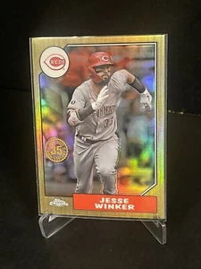 2022 Topps Chrome Refractor '87 Topps 35 aniversario #87BC16 Jesse Winker Reds - Imagen 1 de 5