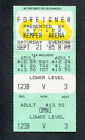 1985 Foreigner Joe Walsh concert ticket stub Kansas City Agent Provocatreur
