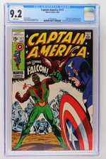 Captain America #117 - Marvel 1969 CGC 9.2 1st Appearance & Origin of The Falcon