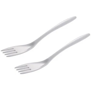 Gourmac 12.5" Melamine Cooking / Serving Fork, White - Set of 2 - Picture 1 of 2