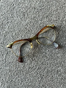 Vintage Brille 1/20 12K GF Gold Filled Damen Brille Schildpatt einige Beschädigungen - Bild 1 von 11