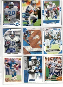 Barry Sanders - 18 Card Lot - Free Shipping - Picture 1 of 2