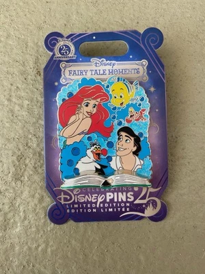 Disney Parks 2025 Fairy Tale Moments The Little Mermaid Ariel LE Pin IN HAND - Image 1 of 2