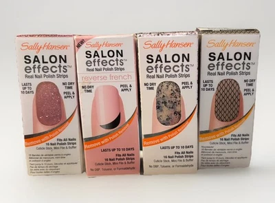 Tiras de esmalte de uñas reales Sally Hansen efectos salón nuevas Foto 1 de 2