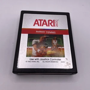 Realsports Tennis (Atari 2600, 1983) Tested - Bild 1 von 3