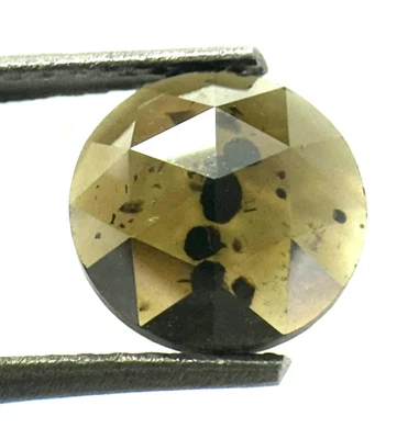 0.96CT Lab Grown diamond Round Rose cut diamond Salt and pepper diamond for Ring - Image 1 of 4