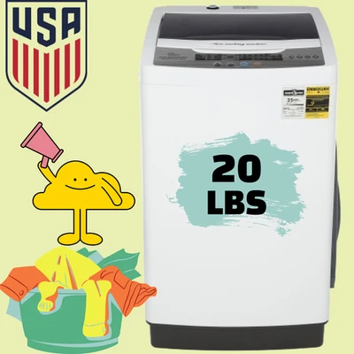 Combo de lavadora y secadora portátil de 20 libras para hogar apartamento RV dormitorio Foto 1 de 4