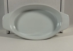 BIA Cordon Bleu Oval Au Gratin 8 Oz Handled White Serving Dish Oven-To-Table - Picture 1 of 13