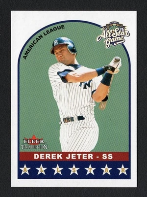 Fleer Tradition 2002 actualización Derek Jeter · All-Stars #U307 New York Yankees Foto 1 de 2