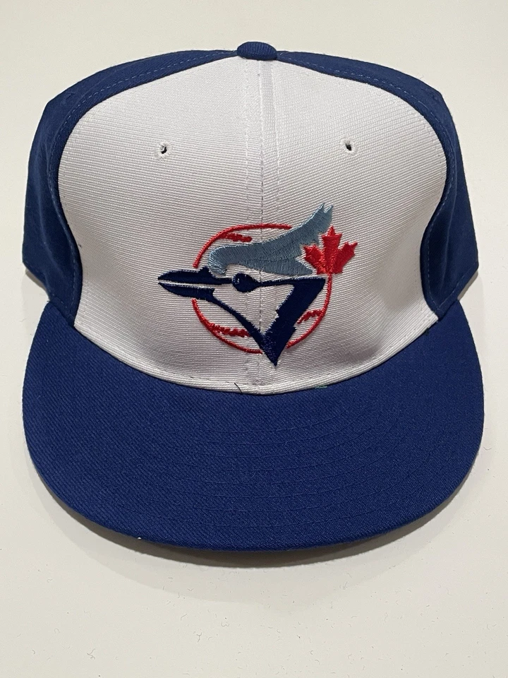 Vintage New Era Toronto Blue Jays Fitted Cap Hat 7 3/8 5950 Diamond Collection - Image 1 of 4