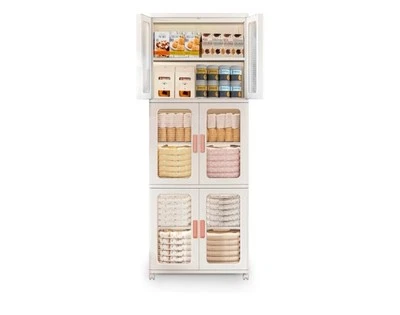 CXCJAI Plastic Stackable Pantry Cabinet - Image 1 of 4