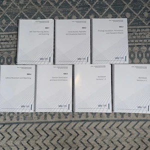 SANS SEC560 2024 Enterprise Penetration Testing, GIAC GPEN Books Only - Imagen 1 de 8