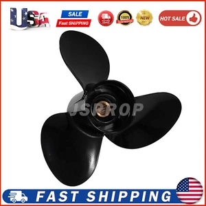 13 3/4x17 Boat Propeller Aluminum Prop fit Suzuki Outboard 50-140HP 15 Tooth, RH - Picture 1 of 6