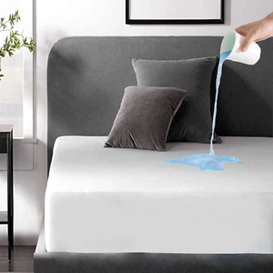 Waterproof Mattress Protector Cover Pad Twin Deep Pocket 39X75 Breathable ❤️Life - Picture 1 of 12