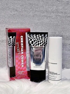 Smashbox Christian Cowan Full Size Primer 1Oz/30ml + Setting Spray 1oz Set, NIB - Image 1 of 4