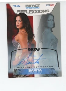 2012 TRISTAR TNA Impact Reflexxions Autographs silver #47 Sarita Auto 38/99 - Picture 1 of 2