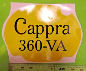 Montesa Cappra 360 VA Promotional Plate Decal p/n # 3 NOS 66M 1975-1976 - Picture 1 of 3