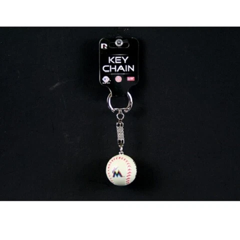 Miami Marlins MLB Baseball Key Chain Cover