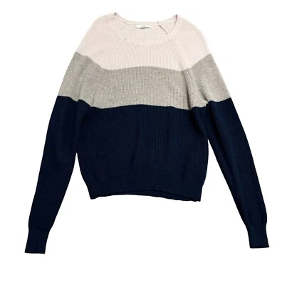 Jersey de cachemir Duffy para mujer a rayas color bloque talla XS extra pequeño P+P gratis Foto 1 de 4