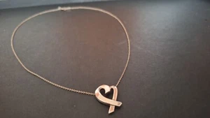 Tiffany & co Paloma Picasso Loving Heart Kette Mit Anhänger Sterling - Bild 1 von 9