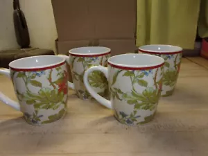 Vintage Waverly Kaffeetasse 4er Set Fawn Hill Porzellan mit Box KOSTENLOSER VERSAND - Bild 1 von 14