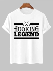 Hooking Legend T-Shirt Funny Dad Gift Tee Sarcastic Father’s Day T Shirt - Picture 1 of 9