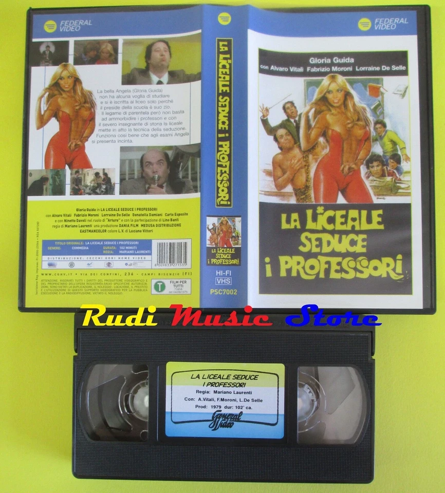 film*VHS LA LICEALE SEDUCE I PROFESSORI gloria guida vitali moroni (F43*)*no dvd - Bild 1 von 1